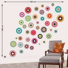Load image into Gallery viewer, Colorful Polka Motifs Extra Large Wall sticker